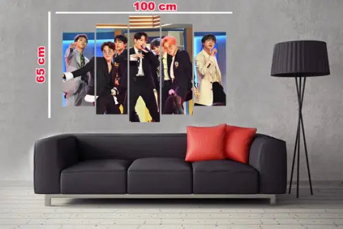Quadro Painel Decorativo Bts Kpop