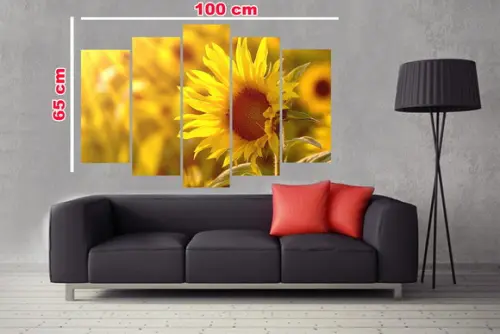 Quadro Painel Decorativo Girassol