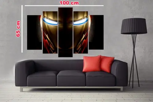 Quadro Painel Decorativo Homem de Ferro