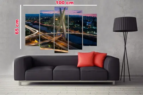 Quadro Painel Decorativo Ponte Estaiada