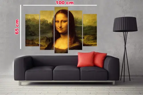 Quadro Painel Decorativo Monalisa