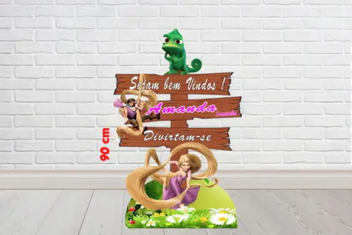 Sinalização Rapunzel Totem
