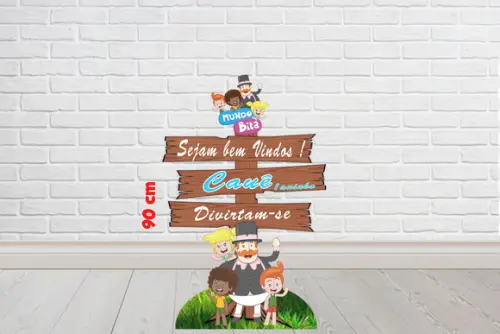 Sinalização Mundo Bita Totem
