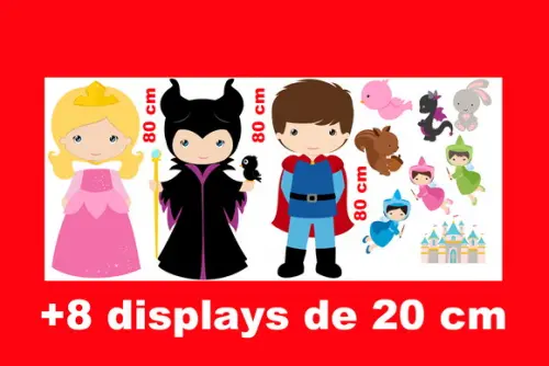Totem A Bela Adormecida Aurora Cut E Displays De Mesa
