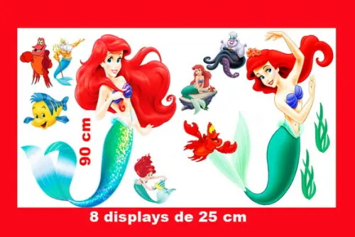 Totem Ariel Pequena Sereia E Displays De Mesa
