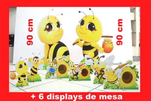 Totem Abelinha De Chão E Displays De Mesa
