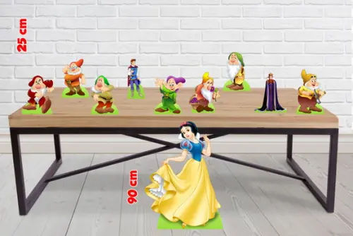 Totem Branca De Neve 90 Cm E Displays De Mesa