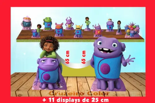 Totem Cada Um Na Sua Casa e Dsiplays de mesa