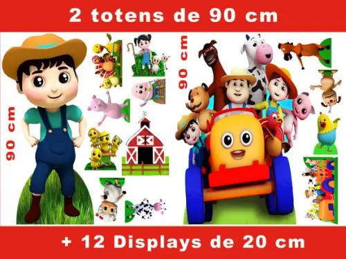 Totem Chão Farmees E Displays De Mesa