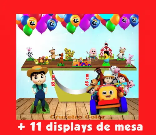 Totem Chão Farmees E Displays De Mesa