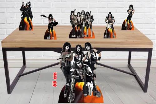 Totem de Chão Banda Kiss e Displays de Mesa