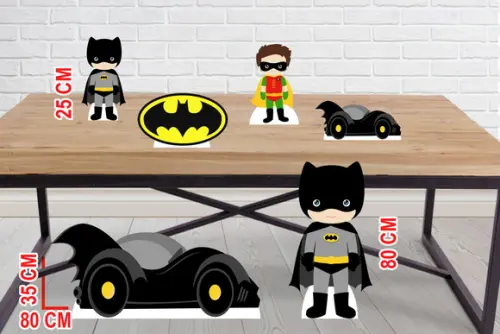Totem de Chão Batman Cut e Displays de Mesa
