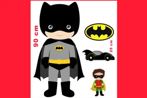Totem De Chão Batman Cut E Displays De Mesa