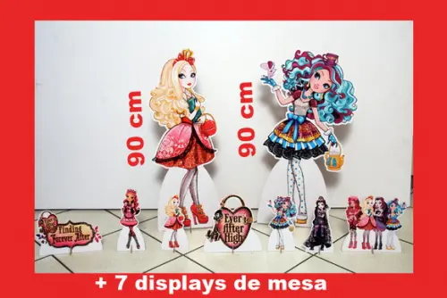 Totem De Chão Boneca Ever High E Display De Mesa