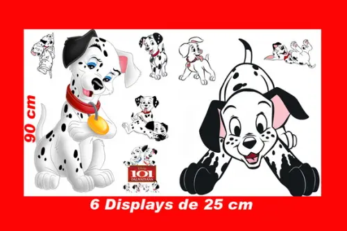 Totem de Chão Dalmatas e Displays de Mesa