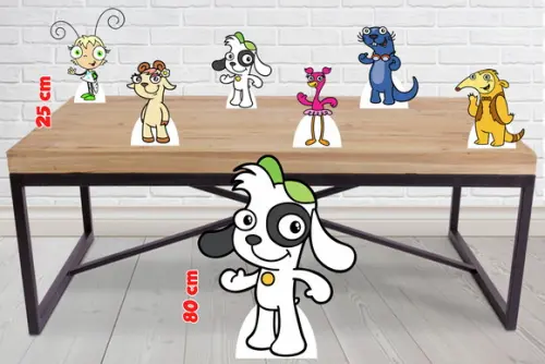 Totem de chão DOKI e Displays de mesa