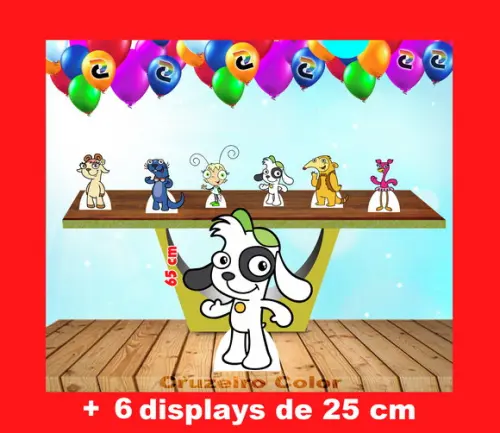 Totem de chão DOKI e Displays de mesa