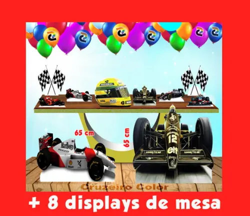 Totem De Chão Formula 1 E Displays De Mesa