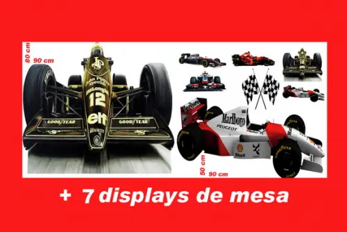 Totem De Chão Formula 1 E Displays De Mesa
