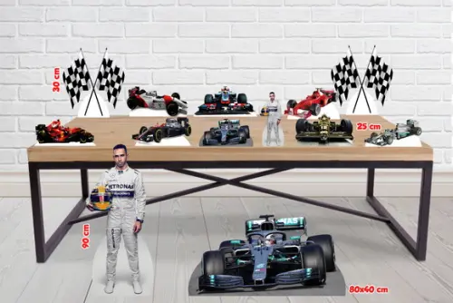 Totem De Chão Formula 1 Lewis Hamilton