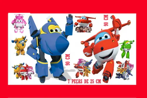 Totem de chão Kit SUPER WINGS e Displays de mesa