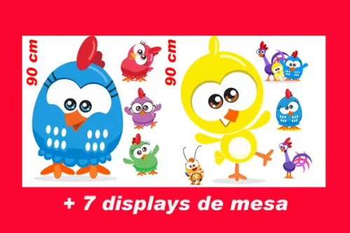 Totem De Chão Galinha Pintadinha Cut E Displays De Mesa