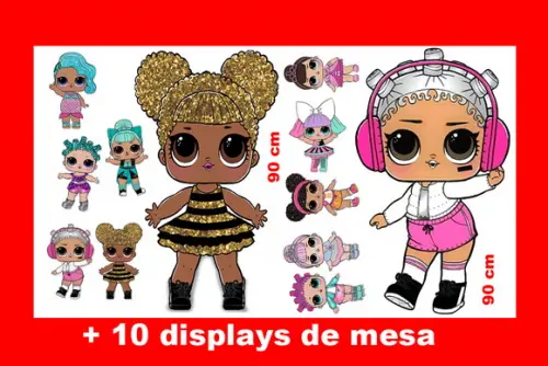 Totem De Chão Lol Surprise E Displays De Mesa