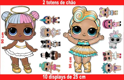 Totem De Chão Lol Surprise E Displays De Mesa