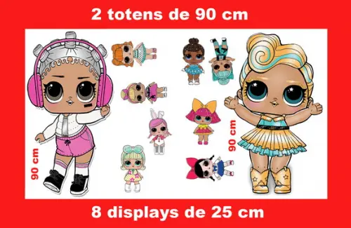 Totem De Chão Lol Surprise E Displays De Mesa