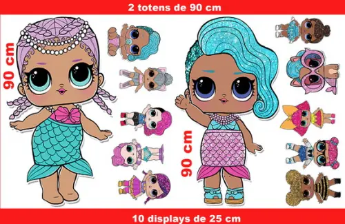 Totem De Chão Lol Surprise E Displays De Mesa