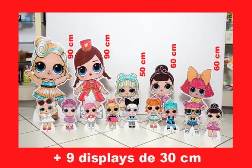 Totem De Chão Lol Surprise E Displays De Mesa