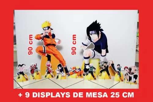 Totem De Chão Naruto E Displays De Mesa