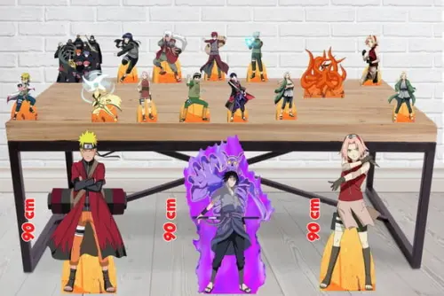 Totem de Chão Naruto e Displays Festa de Aniversário