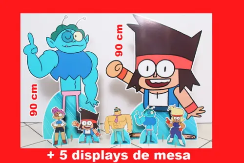 Totem De Chão Ok Ko Let's Be Heroes Ko E Displays De Mesa
