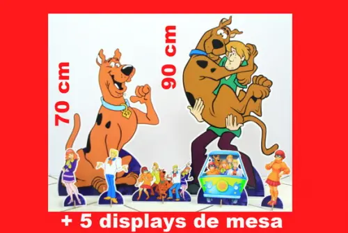 Totem de Chão Scooby-doo e Displays de Mesa