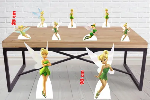 Totem de Chão Sininho Tinker Bell e Displays de Mesa