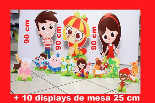 Totem De Chão Sitio Do Pica Pau Amarelo E Displays De Mesa