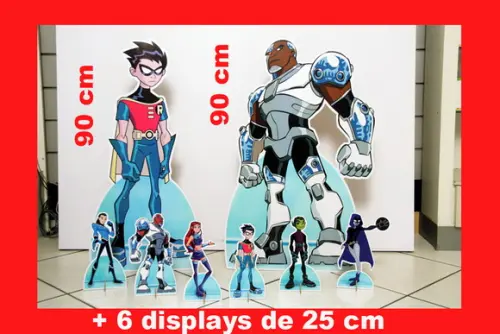 Totem De Chão Titans E Displays De Mesa