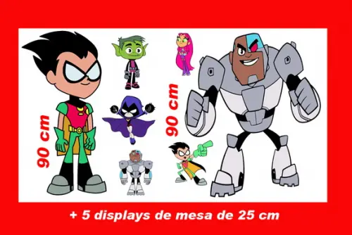 Totem De Chão Titans E Displays De Mesa