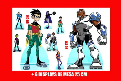 Totem De Chão Titans E Displays De Mesa