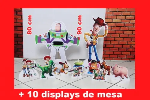 Totem de Chão Toy Story e Displays de Mesa