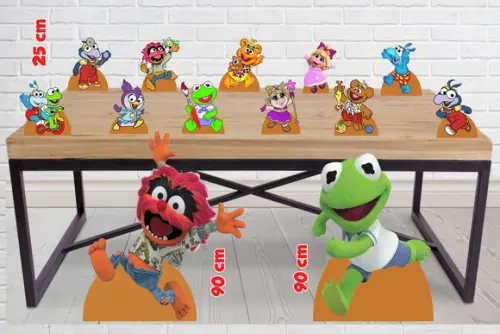 Totem display chão Muppets babies para enfeite de festa