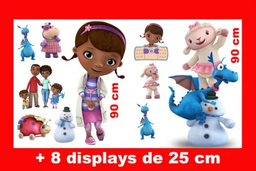 Totem Display Doutora Brinquedo De Chão E Mesa