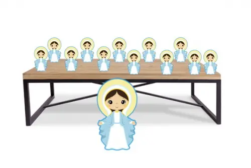 Totem e Display Nossa Senhora das Graças para Decoração