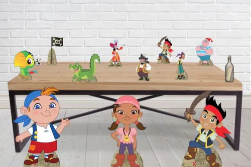 Totem e Display Jack Pirata para Decoração