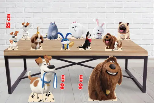 Totem Filme Pets 90 Cm, Enfeite De Aniversario