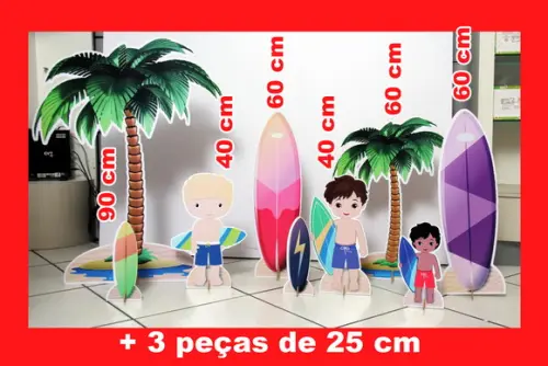Totem Havai De Chão E Displays De Mesa