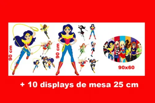 Totem Hero Girls E Displays De Mesa