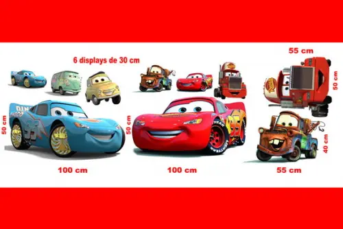 Totem Kit De Chão Mcqueen Carros E Display De Mesa