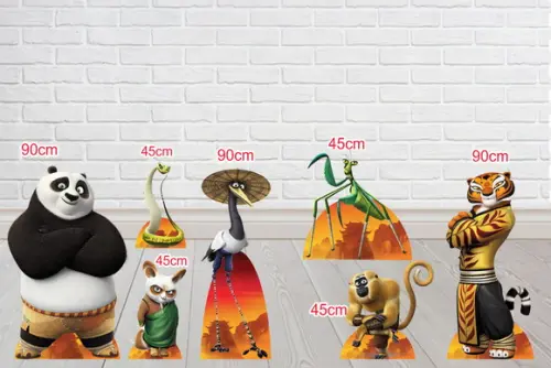 Totem Kung Fu Panda Para Decoração De Festa